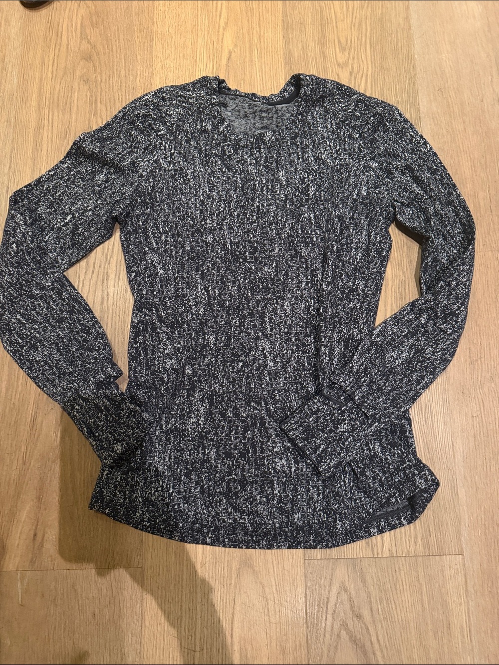 Lululemon Black and White Running Top